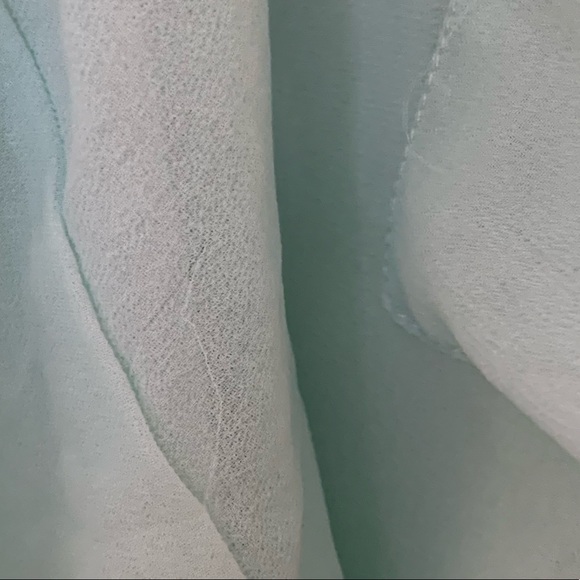 Garage Mint Green Chiffon Racerback Tank Top - Picture 6 of 7